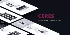 Ceres - Responsive Tumblr Portfolio Theme