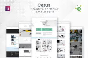 CETUS - Creative Portfolio Elementor Template Kit