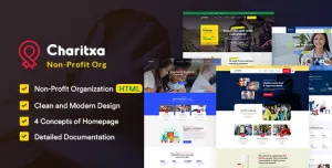 Charitxa  Multipurpose Nonprofit HTML Template