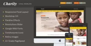 Charity - Nonprofit/NGO/Fundraising HTML Template