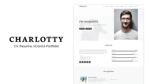 Charlotty - Resume and Portfolio Theme