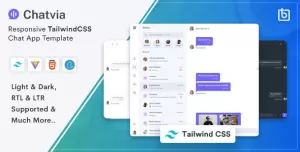 Chatvia - Tailwind CSS Chat App Template