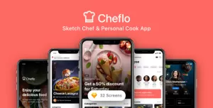 Cheflo - Sketch Chef & Personal Cook App