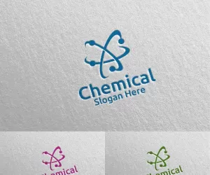 Chemical Science and Research Lab Design Concept 4 Logo Template