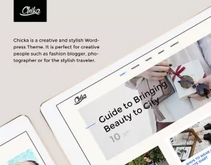 Chika - Creative WordPress Blog Theme WordPress Theme