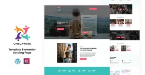 ChildAware - NGO and Trust Elementor Landing Page Template