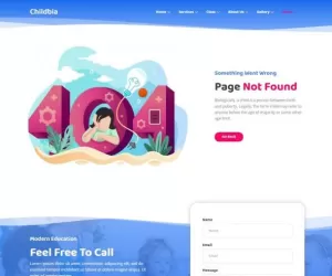 Childbia - Childcare Elementor Template Kit