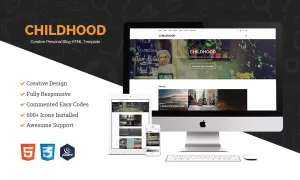 Childhood - Creative HTML Personal blog template - Themes ...