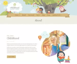 Childhood Kids - Child Care Center Elementor Template Kit