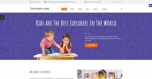 Children Care Responsive Joomla Template - TemplateMonster