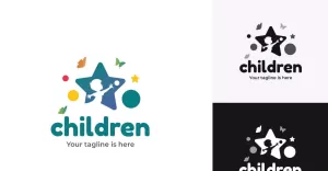 Children - Logo Design Template