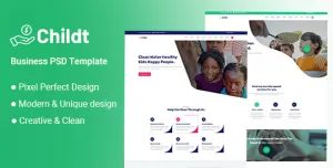 Childt - NonProfit Charity PSD Template