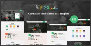 Chirota - Non Profit Charity PSD Template