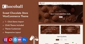 Chocoball - Chocolate, Cake and Bakery Store Elementor WooCommerce Responsive Theme