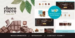 ChocoRocco  Chocolate Sweets & Candy Store WordPress Theme