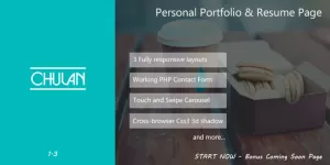 Chulan -  Personal Portfolio & Resume Page