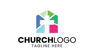 Church Logo - Colorful Mosaic Logo
