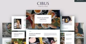 CIBUS - Culinary Theme Keynote Template - TemplateMonster