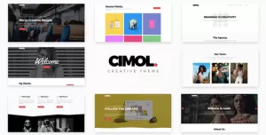 Cimol - Responsive One & Multi Page Portfolio Theme