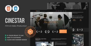 Cinestar - Film & Video Production HTML Template