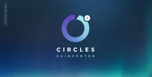 Circles 5  Mutil-Concept Creative PSD Template
