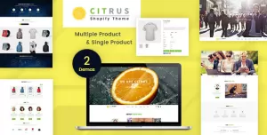 Citrus - One Page Shopify Theme