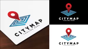 City - Map Logo - Logos & Graphics