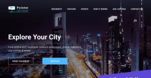 City Portal Premium Moto CMS 3 Template - TemplateMonster