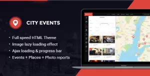 CityEvents - Highly-Optimized AJAX and AMP-Ready Directory Template