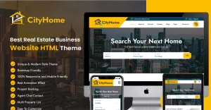 CityHome Real Estate HTML Template