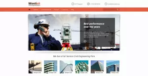 Civil Engineering Responsive Website Template