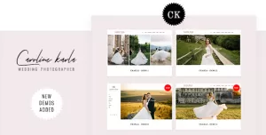 CKARLA - Minimal Wedding Photography Template