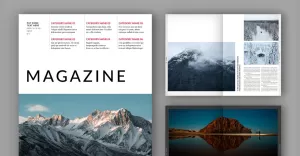 Classic Magazine Templates Layout (A4+US) - TemplateMonster