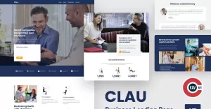 Clau – Business Landing Page Elementor Template Kit