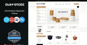 Clay - Home Deco Store OpenCart Template - TemplateMonster