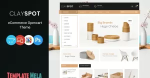 Clayspot - Home Decor Store OpenCart Template