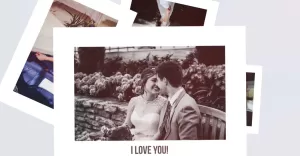 Clean Romantic Slideshow. Wedding Memories. Premiere Pro Template