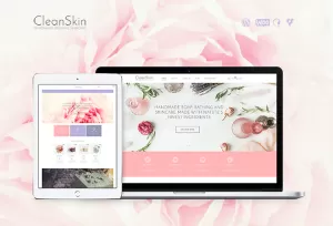 CleanSkin - Handmade Organic Soap & Cosmetics Shop WordPress Theme
