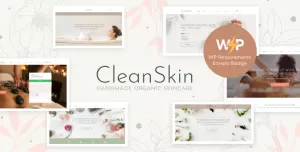 CleanSkin  Handmade Organic Soap & Natural Cosmetics Shop WordPress Theme + Elementor