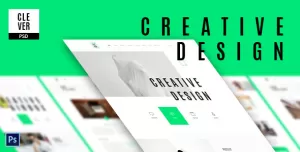 Clever - Creative & Design Portfolio Template