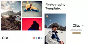 Clia — Creative Photography Template
