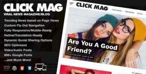 Click Mag - Viral WordPress News Magazine/Blog Theme
