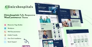Clinics Hospitals - Medical & Hospitals Full Responsive Elementor Theme
