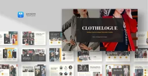 Clothelogue - Fashion Catalogue Keynote Template