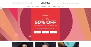 Clothes - Brand Apparel Store Clean Bootstrap Ecommerce PrestaShop Theme