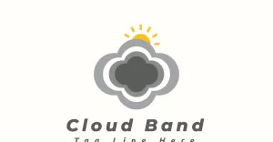 Cloud Band Logo Template
