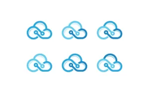 Cloud Tech Logo or Cloud Computing Logo - TemplateMonster