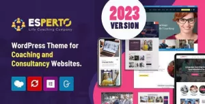 Coaching and Consulting WordPress Theme to Sell Online Courses - Esperto 2023