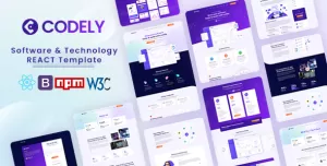 CODELY - Software & Technology Landing Page React Template