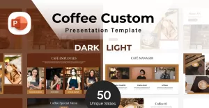 Coffee Costum Presentation Template